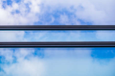 Architecture details Modern Building Glass facade Business backgroundの写真素材