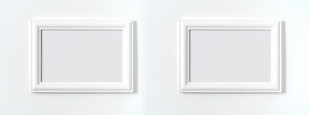 Photo frame portrait in white background