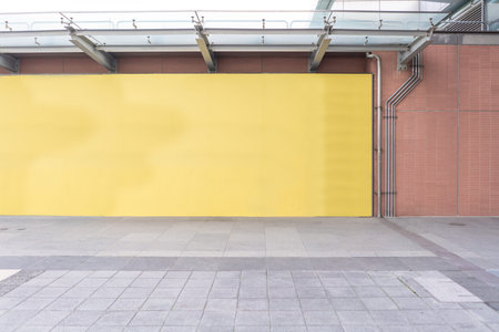 street and urban in the day-can Advertisement for display or montage product or business.