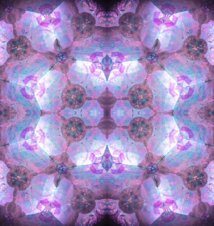 Abstract kaleidoscope background. Beautiful multicolor kaleidoscope texture. Unique kaleidoscope...