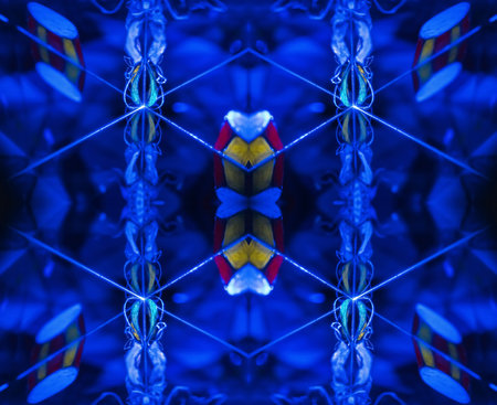 Abstract kaleidoscope background. Beautiful multicolor kaleidoscope texture. Unique kaleidoscope...