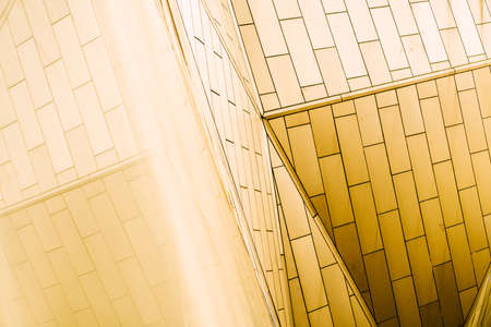 yellow metal texture. Scratched metal texture. Design Background.の写真素材