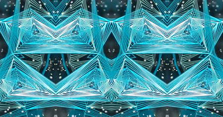 Abstract kaleidoscope background. Beautiful multicolor kaleidoscope texture. Unique kaleidoscope design.の写真素材