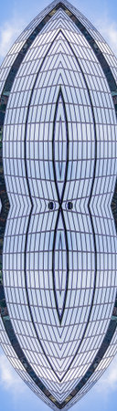 Architecture details Modern Building Glass facade Business background