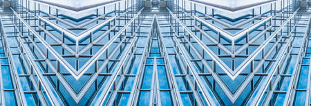 Architecture details Modern Building Glass facade Business backgroundの写真素材