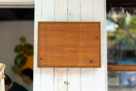 signboard, can Advertisement for display or montage product or businessの写真素材