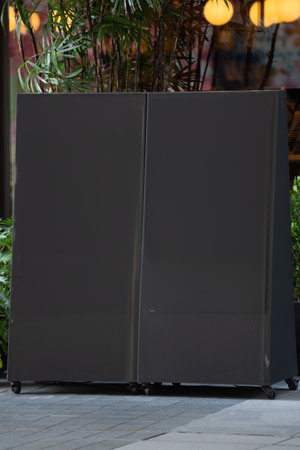 billboard - can Advertisement for display or montage product or business.の写真素材