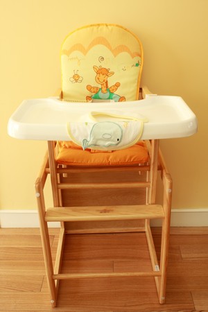 Baby high chairの写真素材