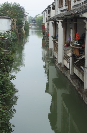 village by river suzhouの写真素材