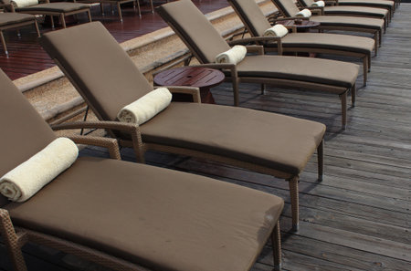 couch on the deck