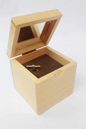 wood music box