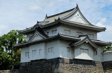 Japan s most famous landmarks in Osaka Cityのeditorial素材