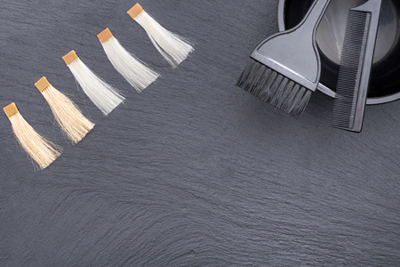 Hairdresser Accessories for coloring hairの写真素材