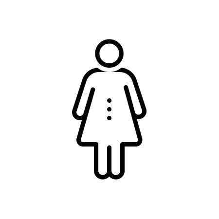 icon of Woman business woman  avatar  girl person femaleのイラスト素材