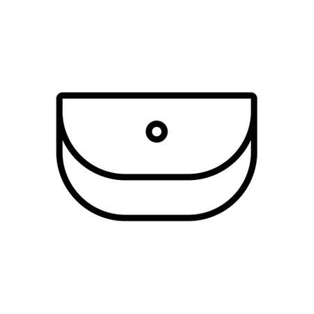 icon of Bag  case  ladies  leather 
 purse woman Pouch  cosmetics miniaudiereのイラスト素材