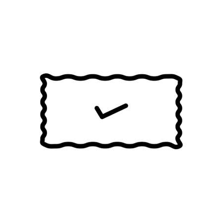 icon of Accept  check successtick, Checked  choose Done  ok right valid yesのイラスト素材