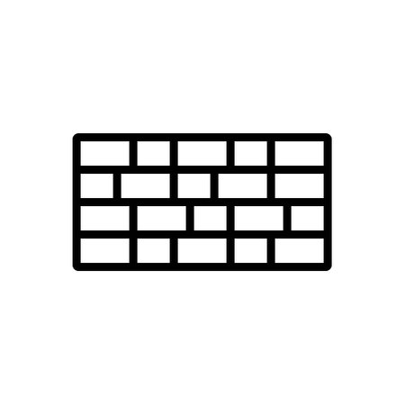 icon of Firewall  security wall App 
 essential object  ui  uxのイラスト素材