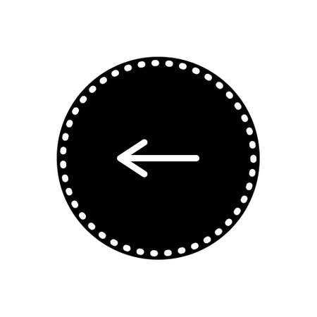 icon of Arrow back multimedia  arrows  interface left navigationのイラスト素材