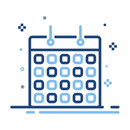 Appointment  Calendar date  event  scheduleのイラスト素材