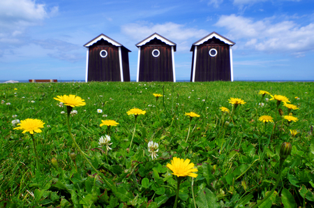 Ste Marguerite on sea - Cabinsの写真素材