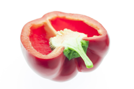 Cut bell pepperの写真素材