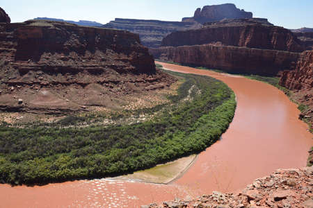 Colorado River at Canyonlands National Parkの写真素材