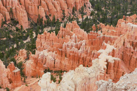Rock formations at Bryce Canyon National Parkの写真素材
