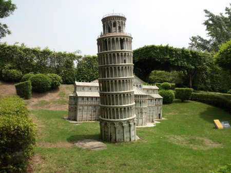 The leaning tower of Pisaのeditorial素材