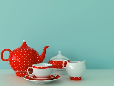 Service with a celebratory patternof pastel blue wallの写真素材