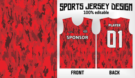 sports jersey pattern backgroundのイラスト素材