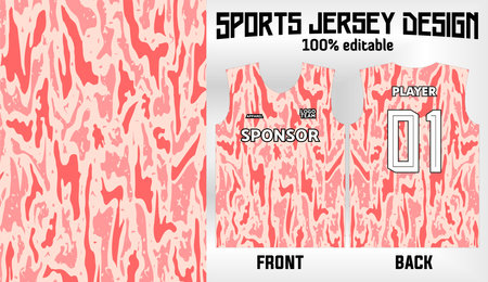 sports jersey pattern backgroundのイラスト素材