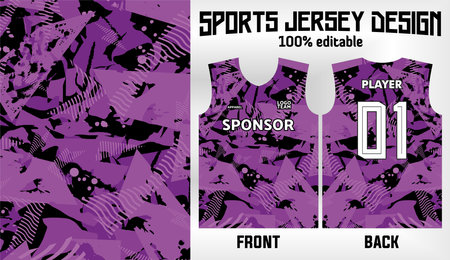 sports jersey pattern backgroundのイラスト素材