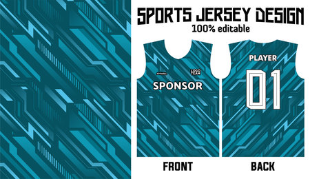 sports jersey pattern backgroundのイラスト素材