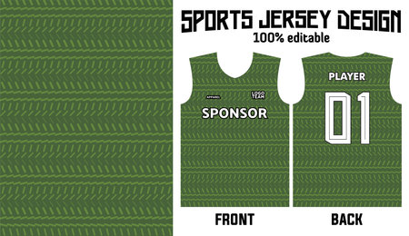 vector sports jersey patternのイラスト素材