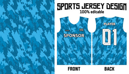vector sports jersey patternのイラスト素材