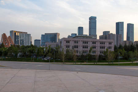 Xi'an City Architecture Sceneryのeditorial素材