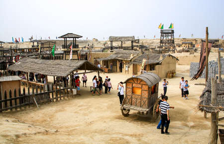 A corner of Ningxia Western Studios, Chinaのeditorial素材