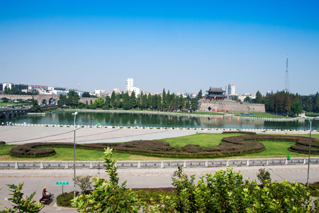 City and city wallsの写真素材