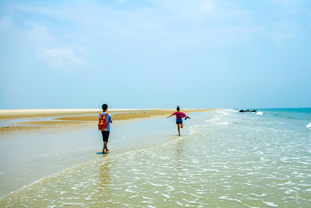 Sunny days seaside sceneryのeditorial素材