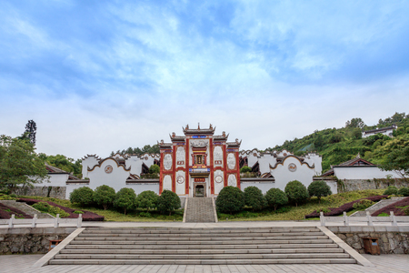 Sunny days, Temple sceneのeditorial素材