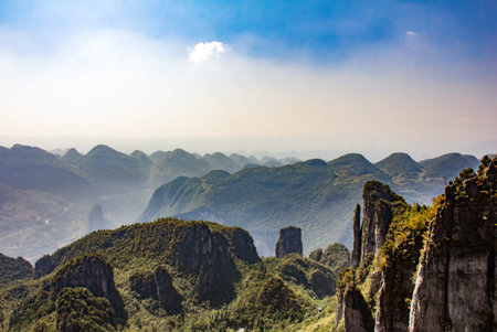 Landscape view of the Grand Canyon of Enshi
