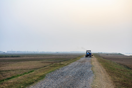 Scenery scenic area of Jingzhou Jingjiang Flood Diversion Projectの写真素材