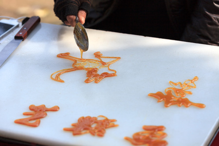 Sugar production craftsの写真素材