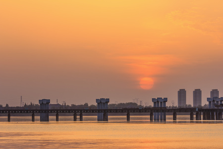 Sunset sceneryの写真素材