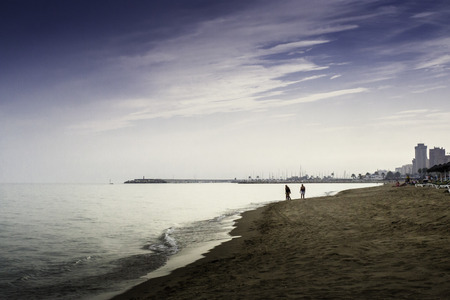 Even the cloudy days are beautiful in the sunshine coast of Spain の写真素材