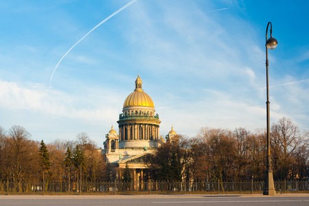 St. Isaac's Cathedral. Saint Petersburg Sunny dayの写真素材