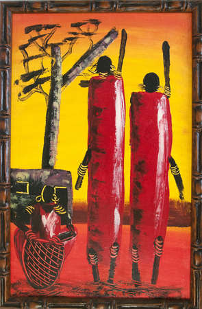 Picture of Africans from Masaiの写真素材