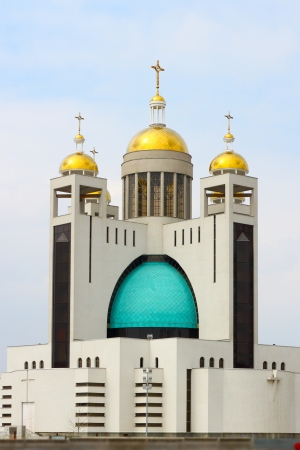 Kiev Orthodox Cathedral of Christ's Resurrectionの写真素材