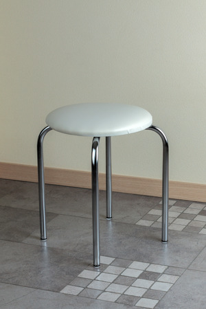 comfortable and modern stool metal frame in the interior