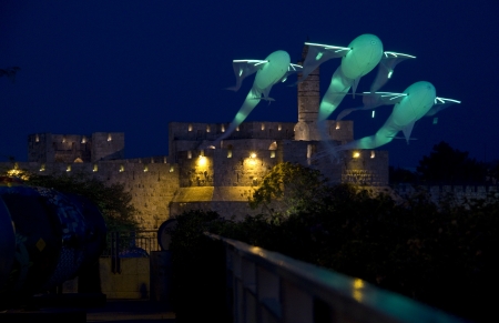 Festival of light in Jerusalem 2013,jun 11のeditorial素材